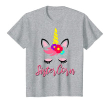 Load image into Gallery viewer, Sistercorn Shirt Unicorn Party Gift for Sister Girl Birthday