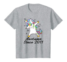 Load image into Gallery viewer, Unicorn Dabbing Awesome Since 2011 8th yrs Birthday Gifts