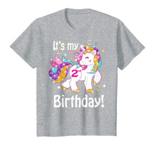 Load image into Gallery viewer, Kids Its My 2nd Birthday Unicorn Outfits for toddler girls gift