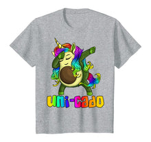 Load image into Gallery viewer, Uni Cado Dabbing Unicorn Avocado Rainbow Girl Birthday Gift T-Shirt