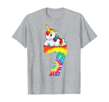 Load image into Gallery viewer, 7th Birthday Unicorn Shirt Girls Tie Dye Gift Party Outfit T-Shirt
