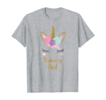 Load image into Gallery viewer, Mens Unicorn Dad Shirt, Dad of the Birthday Girl Gift