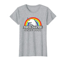 Load image into Gallery viewer, Rainbow Unicorn 40th birthday gift 1980 40 Years Old T-Shirt